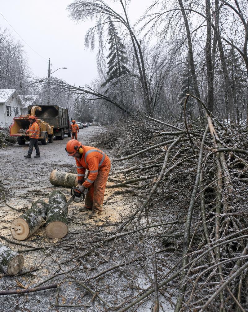 Storm cleanup